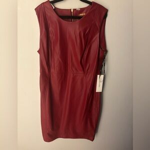 Calvin Klein Red Midi Dress